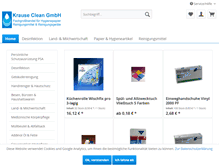 Tablet Screenshot of krauseclean.de